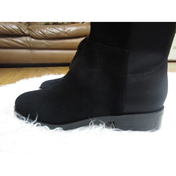 NIB Womens Lord and Taylor Harlyn boot black Fabric/Suede Comb size 5 - Picture 9 of 16